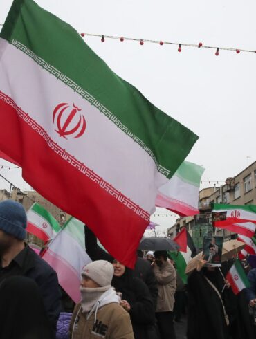 Demonstranten feiern den antiisraelischen Al-Kuds-Tag