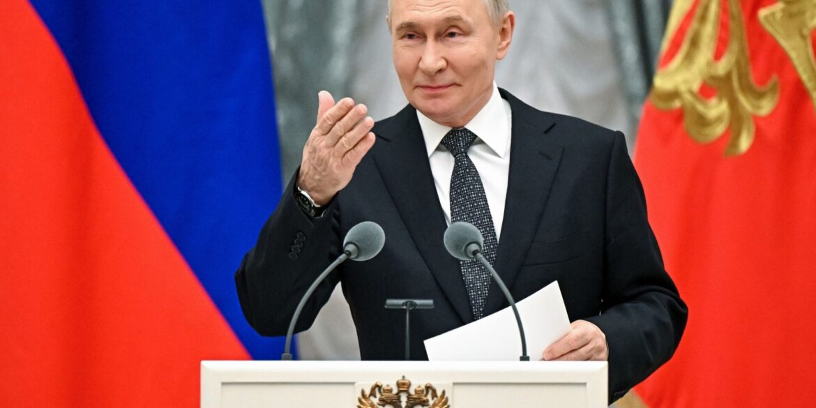 Putin bleibt bei seinen Kriegszielen unbeirrt. (Archivbild)