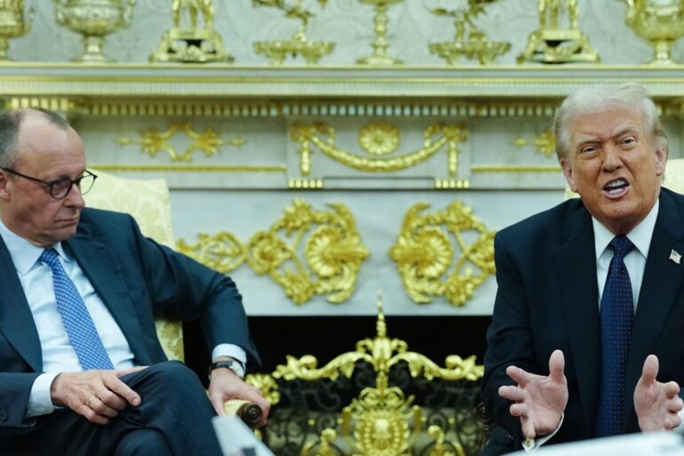 Treffen im Weißen Haus: Trump prägt Tempo und Themen