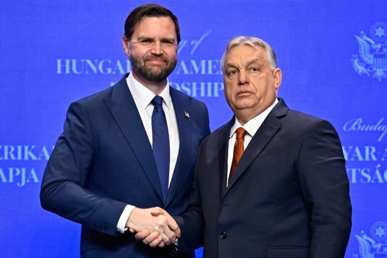 Kurz vor der Wahl: Vance bei Orban