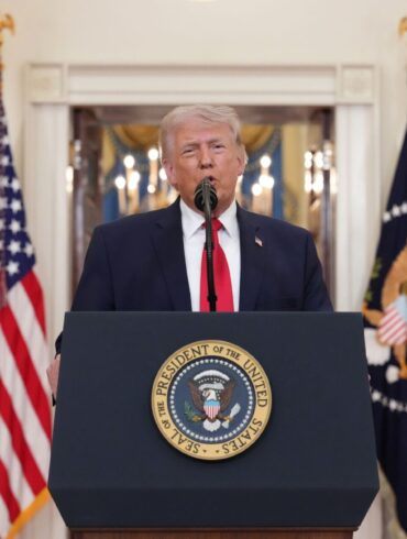 Trumps Botschaft an die Amerikanerinnen und Amerikaner lautet: Die militärischen Ziele der USA sind fast erreicht.