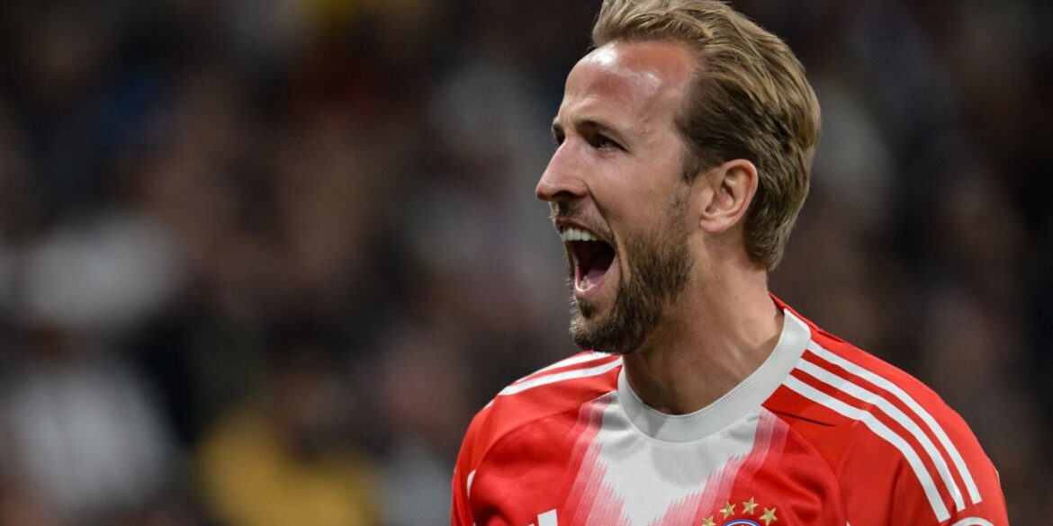 Harry Kane hat zugeschlagen: Der Engländer jubelt nach seinem 2:0.