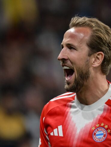 Harry Kane hat zugeschlagen: Der Engländer jubelt nach seinem 2:0.