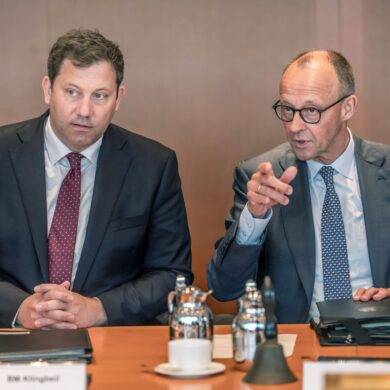 «Business as usual» in der Kabinettssitzung. Aber eine kleine Ansprache zum Jahrestag gab es dann doch.