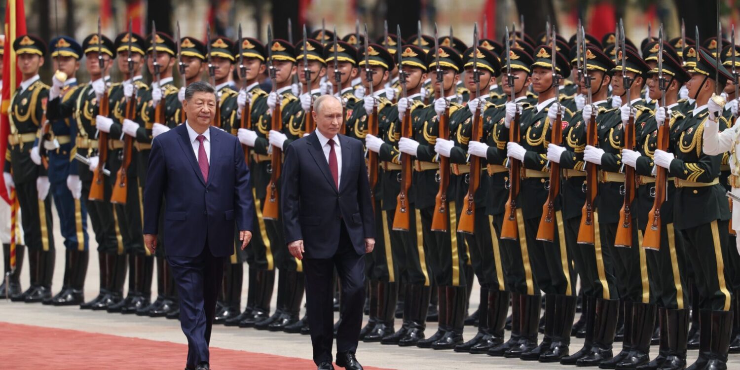 Kurz nach Donald Trump wird auch der russische Präsident Wladimir Putin in Peking empfangen.