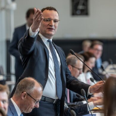 Im Amt bestätigt: Unions-Fraktionschef Jens Spahn.