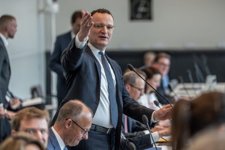 Im Amt bestätigt: Unions-Fraktionschef Jens Spahn.