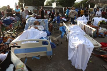 Nach dem schweren Erdbeben in Venezuela