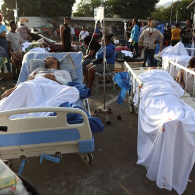 Nach dem schweren Erdbeben in Venezuela