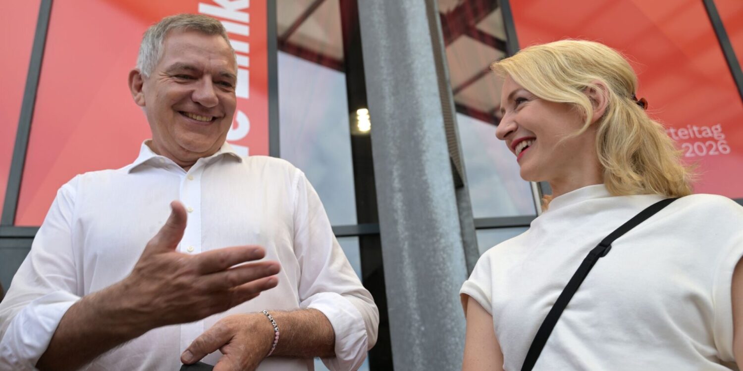 Jan van Aken und Ines Schwerdtner haben die Linke seit 2024 aus dem Umfragetief geführt.