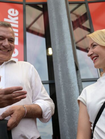 Jan van Aken und Ines Schwerdtner haben die Linke seit 2024 aus dem Umfragetief geführt.