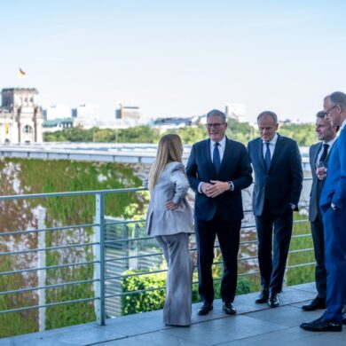 «Die Botschaft an Russland lautet: Die Ukraine bleibt stark», sagte Bundeskanzler Friedrich Merz beim Gipfeltreffen von Deutschland, Frankreich, Großbritannien, Italien und Polen - der sogenannten E5 - in Berlin.