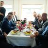 Es ist erst das zweite Mal, dass die Koalitionspartner zu einer SPD-Spargelfahrt eingeladen wurden,