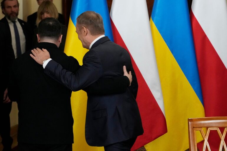 Polens Regierungschef Tusk muss bei der Wiederaufbaukonferenz auf Selenskyj verzichten. (Archivbild)