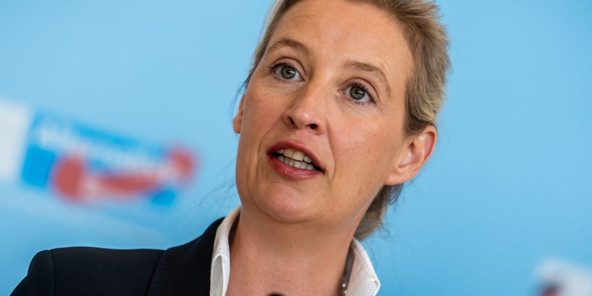 AfD-Chefin Weidel kann sich über gute Umfragewerte freuen. (Archivbild)