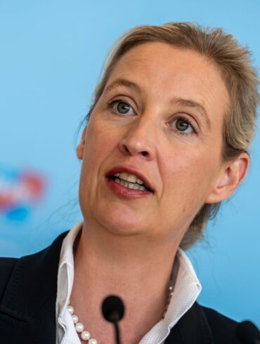AfD-Chefin Weidel kann sich über gute Umfragewerte freuen. (Archivbild)
