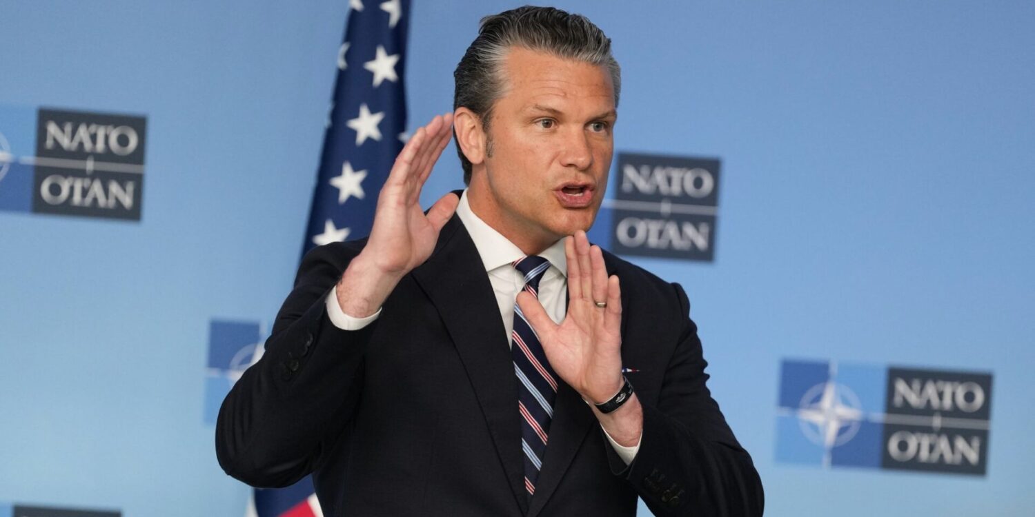 US-Verteidigungsminister Pete Hegseth findet klare Worte.