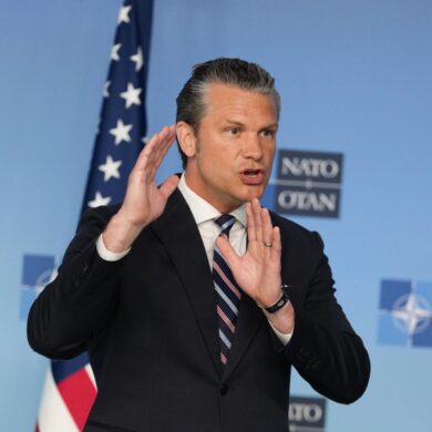US-Verteidigungsminister Pete Hegseth findet klare Worte.