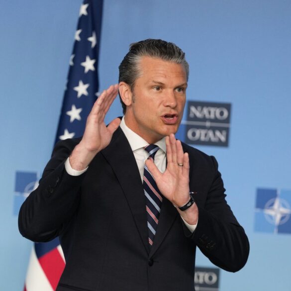 US-Verteidigungsminister Pete Hegseth findet klare Worte.