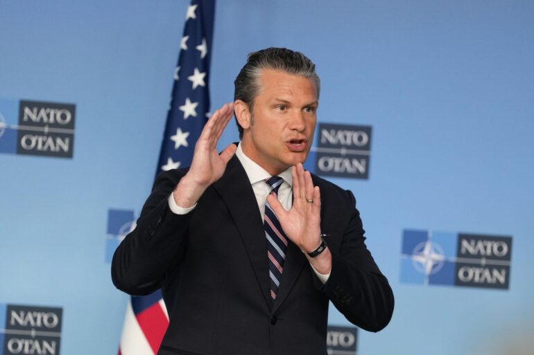 US-Verteidigungsminister Pete Hegseth findet klare Worte.