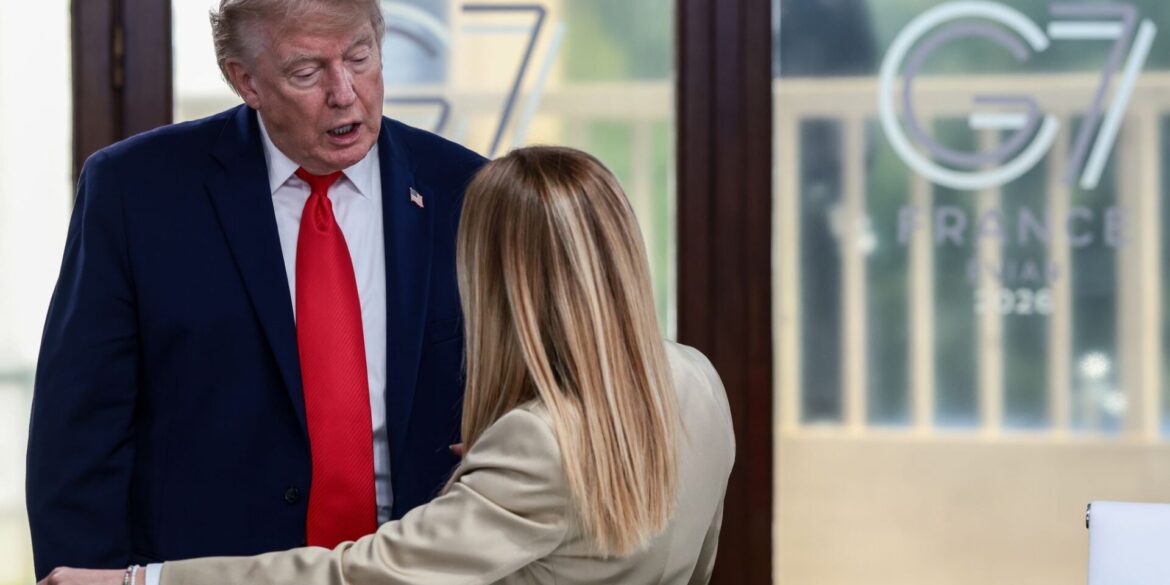 Donald Trump legte im Streit mit der italienischen Regierungschefin nach, Meloni konterte. (Archivfoto)