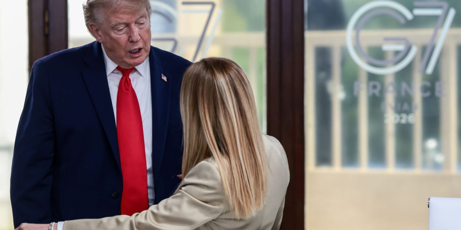 Donald Trump legte im Streit mit der italienischen Regierungschefin nach, Meloni konterte. (Archivfoto)