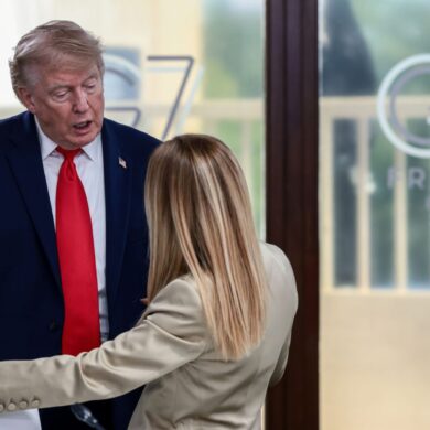 Donald Trump legte im Streit mit der italienischen Regierungschefin nach, Meloni konterte. (Archivfoto)
