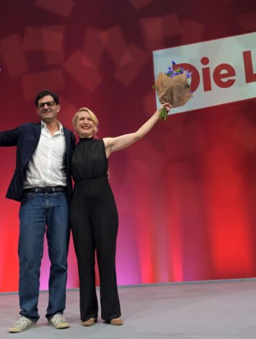 Luigi Pantisano steht gemeinsam mit Ines Schwerdtner an der Spitze der Linken.