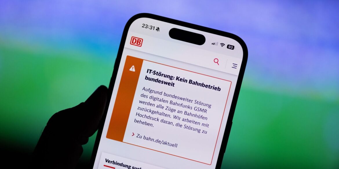 Eine Störung des Bahnfunksystems hatte drastische Folgen.