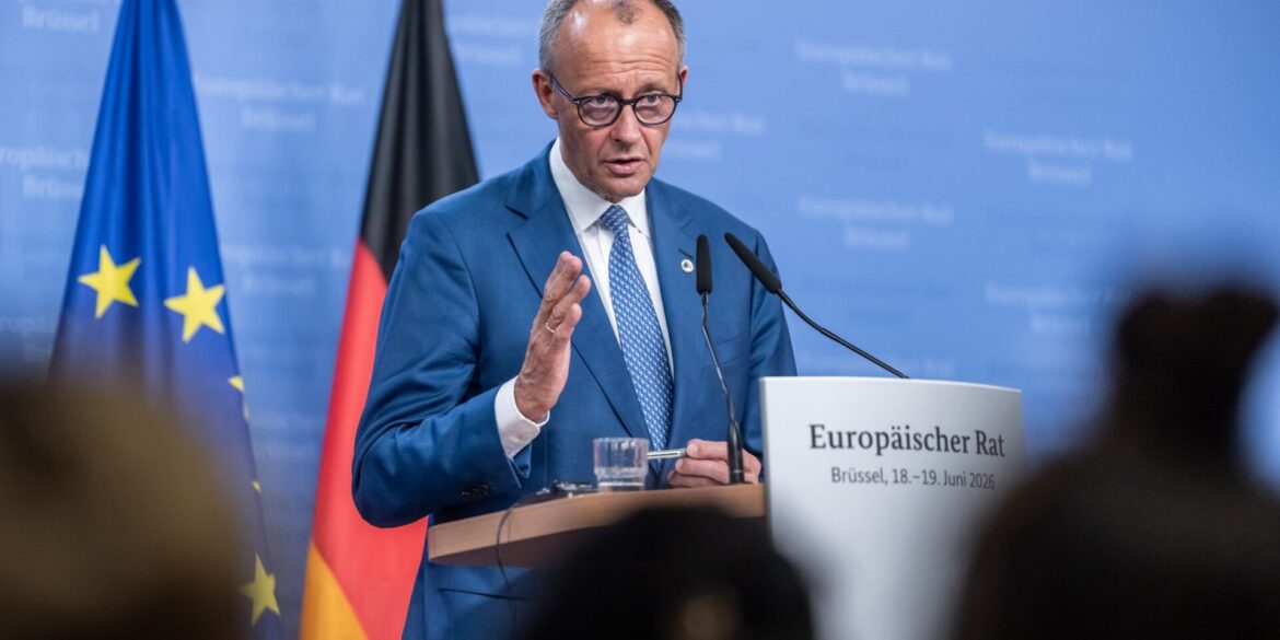Findet den derzeit diskutierten Vorschlag für den neuen EU-Haushalt deutlich zu hoch: Bundeskanzler Friedrich Merz.