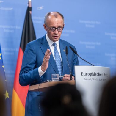 Findet den derzeit diskutierten Vorschlag für den neuen EU-Haushalt deutlich zu hoch: Bundeskanzler Friedrich Merz.