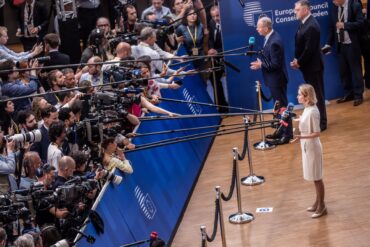 Gibt als EU-Außenbeauftragte oft öffentliche Statements: Kaja Kallas.