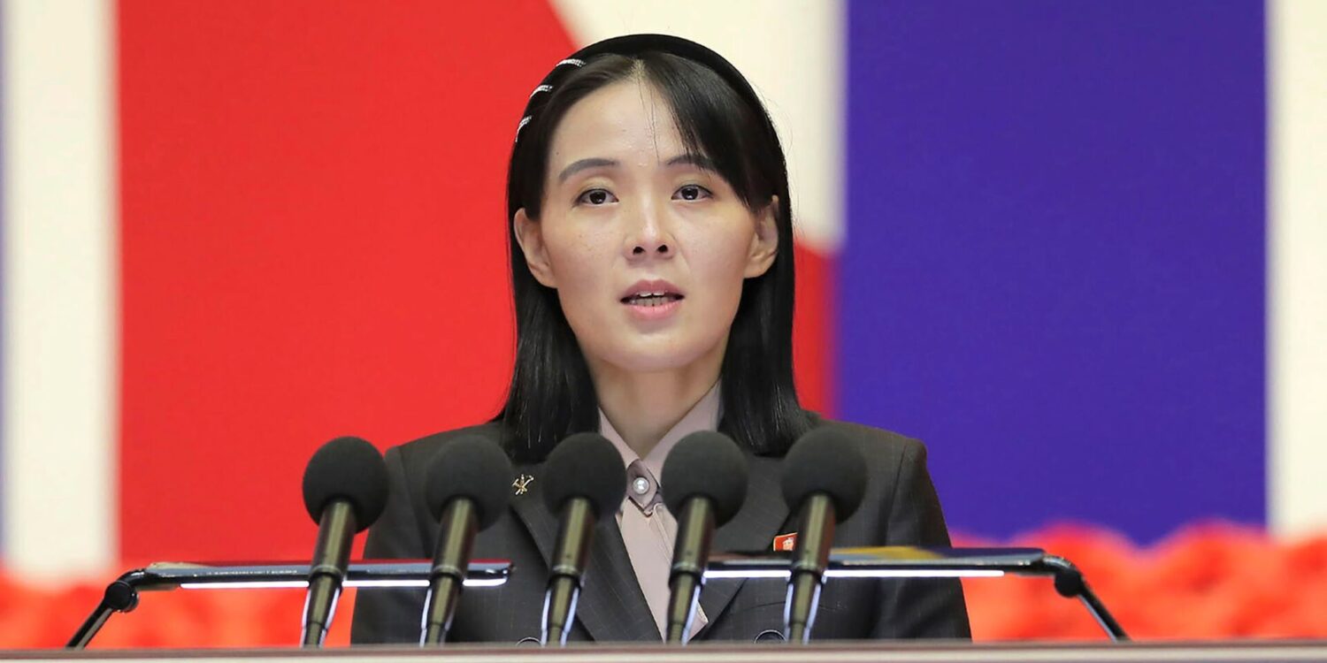 Nordkoreas Kim Yo Jong, Schwester von Machthaber Kim Jong Un, erteilt Bemühungen zur nuklearen Abrüstung des Landes eine klare Absage. (Archivbild)