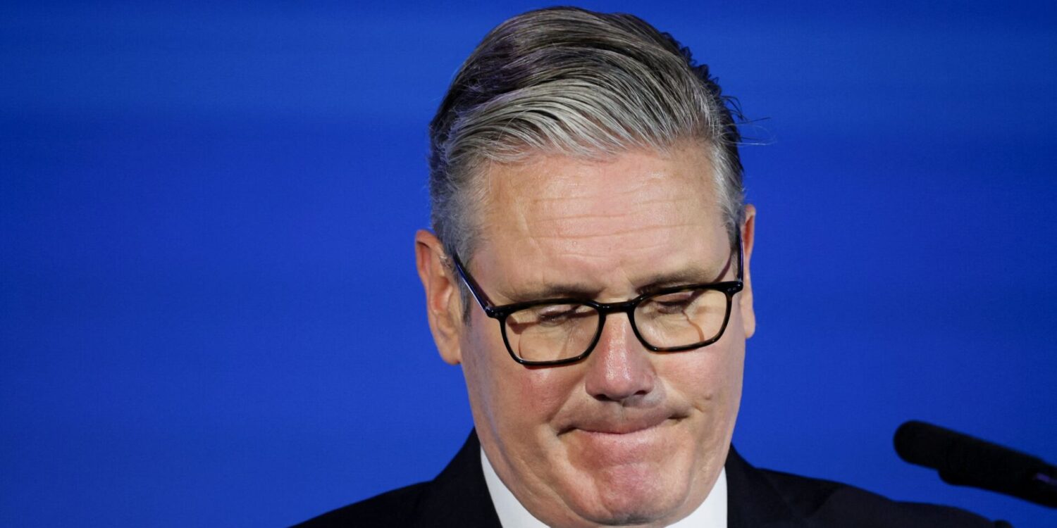 Tief in der Krise: Der britische Premierminister Keir Starmer. (Archivbild)