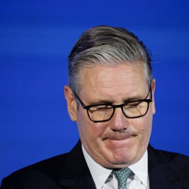 Tief in der Krise: Der britische Premierminister Keir Starmer. (Archivbild)