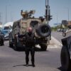 Einsatzkräfte der Polizei am Ort eines Anschlags in Israel.