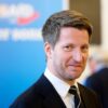 AfD-Landeschef Martin Vincentz während des Landesparteitags in Marl.