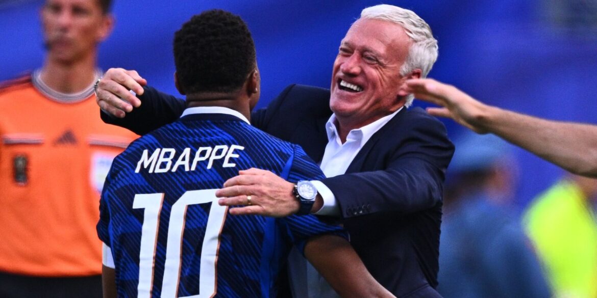 Mbappé war als Doppeltorschütze erneut ein zentraler Spieler für Frankreich.