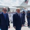 Der türkische Präsident Recep Tayyip Erdogan empfängt seinen US-Kollegen Donald Trump zum Nato-Gipfel in der Hauptstadt Ankara direkt am Flugzeug.