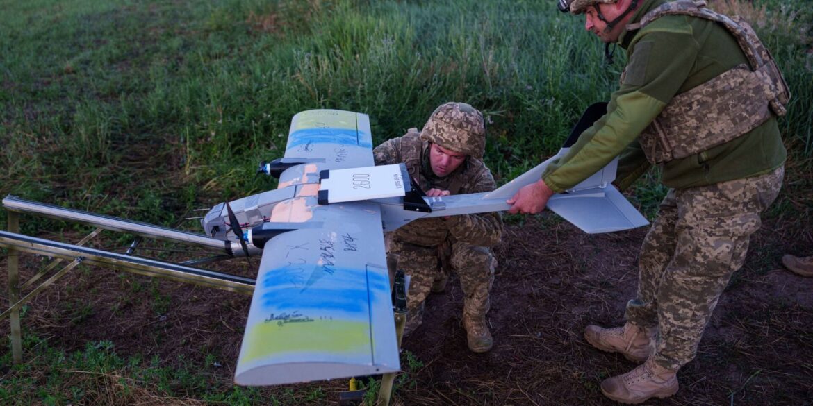 Für Schläge gegen Ziele im Asowschen Meer nutzt die Ukraine auch Drohnen mit mittlerer Reichweite. (Archivbild)