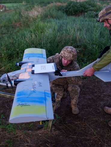 Für Schläge gegen Ziele im Asowschen Meer nutzt die Ukraine auch Drohnen mit mittlerer Reichweite. (Archivbild)