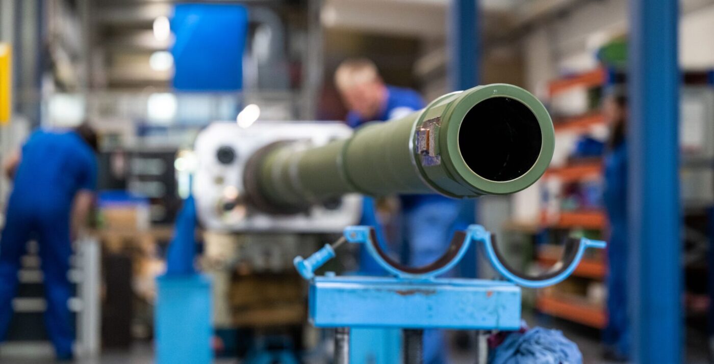 Unter anderem exportiert Deutschland Kampfpanzer ins Ausland. (Symbolbild)