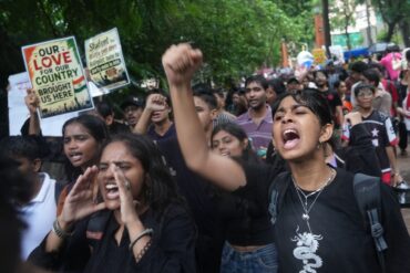 Die junge Protestbewegung entwickelt sich nach Einschätzung von Beobachtern zu einer großen Herausforderung für die Regierung von Premierminister Narendra Modi. (Archivbild)