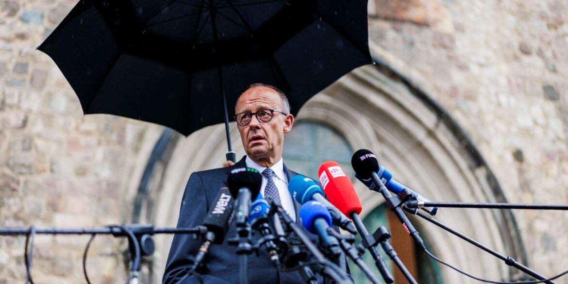 Friedrich Merz: Nicht von Taten wie Angriff beim CSD einschüchtern lassen.