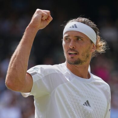 Alexander Zverev steht zum ersten Mal im Wimbledon-Finale.