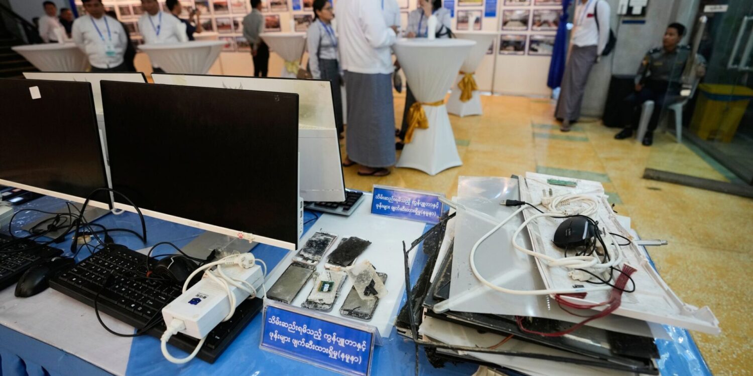 Migranten werden zu Online-Betrug gezwungen. (Archivbild)