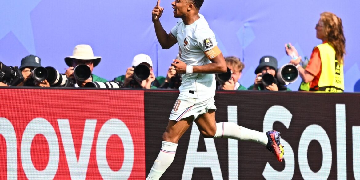 Kylian Mbappé erzielte sein insgesamt 20. WM-Tor.