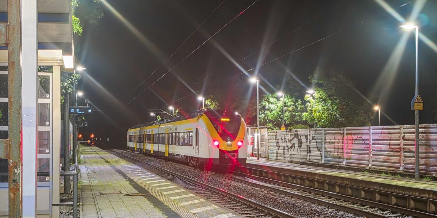 In diesem Regionalzug kam es zu der Prügelei.