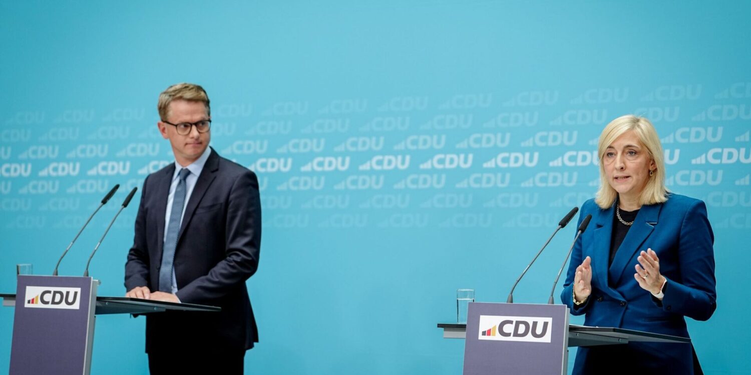 Das sind nur zwei Personen, um die es bei der großen Rochade von Friedrich Merz geht.