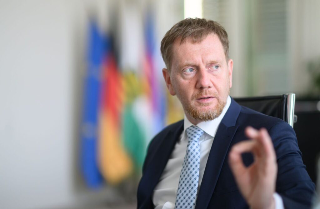 Sachsens Ministerpräsident Kretschmer sagt: «Wir müssen mit jedem reden, der reden will.»